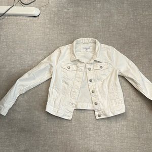 Loft white jean jacket